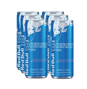 Bebida Energética Red Bull Edición Verano Sabor a Cereza y Madera de Frutas, 24 Latas de 250ml con Taurina y Vitaminas B, Pedido al por Mayor - Product Image 1