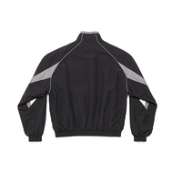 Veste coupe-vent unisexe de haute qualité, style streetwear, avec fermeture éclair, grandes tailles, coupe-vent, logo personnalisé OEM, légère et écologique