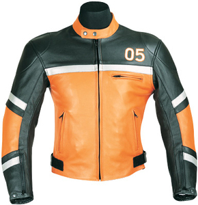 Blouson de moto en cuir premium grande taille imprimé avec protection CE, respirant, coupe-vent, unisexe, personnalisable - Product Image 3