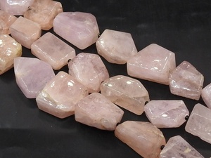 Perles de Morganite Facettées Roulées - 8 Pouces, 10-20 MM de Longueur (environ) - Pierres Libres Façonnées à la Main - Fournitures pour Grossistes - Pierre Naturelle - Product Image 3
