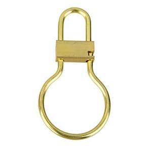 Porte-clés mousqueton en laiton Sextant, design vintage fait main pour clés de vélo/voiture et décoration intérieure, haute qualité - Product Image 4