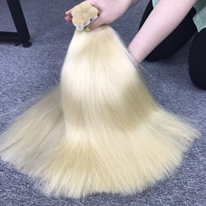 Vente en gros d'extensions de cheveux humains vierges en vrac de couleur blonde Paquets vietnamiens de qualité VIP des vendeurs - Product Image 3
