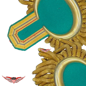 KEW Epaulettes de Caballería Napoleónica, Lujosas, Ecológicas, Trenzadas, Bordadas a Mano, Vintage, Elegantes, Accesorios para Prendas de Ceremonia - Product Image 2