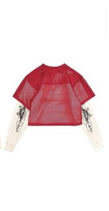 Top Selling Custom Screen Print 100% Cotton Breathable Eco-Friendly T-Shirt Ripped Tee Double Layer Long Sleeve - Product Image 6