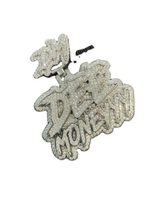 Vente chaude GRA Certifié Personnalisé Glacé Moissanite Hip Hop Partie Nom Initial Lettre Pendentif Bijoux - Product Image 1