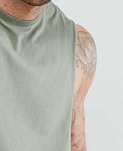 Camiseta sin mangas de algodón puro para hombre, de secado rápido, para gimnasio, culturismo, deportiva y ajustada. - Product Image 4