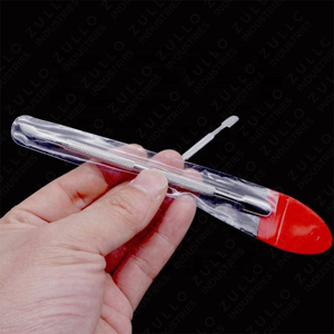 Outil professionnel en acier inoxydable à double extrémité pour nettoyer et racler les cuticules des ongles, pour la manucure, la pédicure, le nail art et les soins en salon - Product Image 5