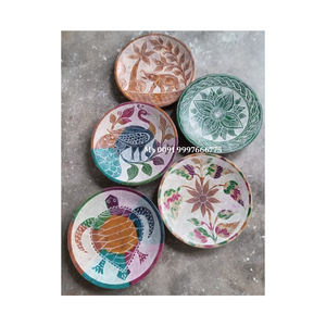 Support à bâtonnets d'encens en pierre ollaire naturelle, forme ronde, finition polie, idéal pour la décoration de temple et les rituels de culte. - Product Image 3