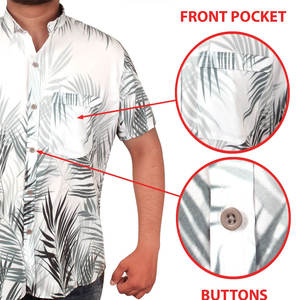 เสื้อฮาวายผู้ชายแบบสั่งทำพิเศษ ดีไซน์โดดเด่น ขายดี ราคาสมเหตุสมผล น้ำหนักเบา - Product Image 5