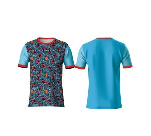 Blank Sporty <b>Floral</b> Jersey <b>T</b>-<b>Shirt</b> for Sublimation Printing Soft and Comfortable 180 Grams Polyester Fabric - Product Image 4