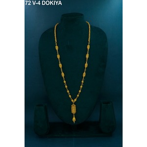Exquisito Juego de Joyería para Mujer Chapado en Oro Estilo Medio Oriente de Dubái al por Mayor, Collares de Cadena, Joyería de Cuentas de Dubái de Alta Calidad - Product Image 1