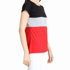 ราคาขายส่ง เสื้อยืดผู้หญิงคุณภาพสูง ดีไซน์ล่าสุด บริการ OEM ขั้นต่ำในการสั่งซื้อน้อย เสื้อยืดผู้หญิงสำหรับขายออนไลน์ - Product Image 5