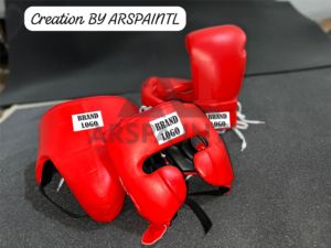 Ensemble d'équipement de boxe personnalisé Winning pour l'entraînement et le sparring : Gants, protège-tête et protège-génitale, ensemble de protection de style Winning personnalisé - Product Image 1