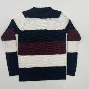 Pull pour homme de qualité supérieure, col rond classique, tricot chaud pour tous les jours, production en série - Product Image 1