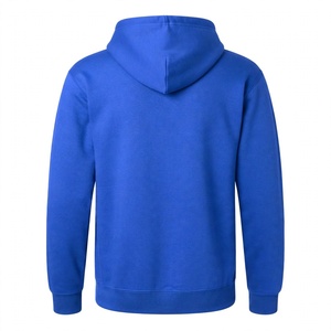 Heavyweight Cotton Fleece Pullover <b>Hoodie</b> Custom <b>Plain</b> Royal Blue Hooded Sweatshirt Streetwear <b>Mens</b> Casual <b>Hoody</b> - Product Image 2