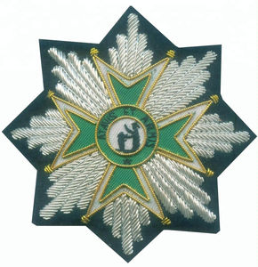 Nuevas insignias bordadas a mano de alta calidad modelo 2026 con hilo de alambre, servicio OEM/ODM - Product Image 4