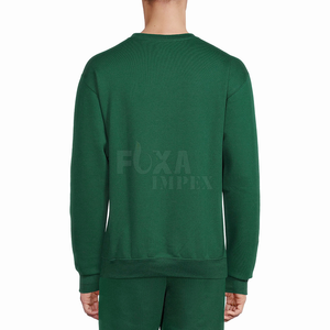 Échantillon gratuit de sweatshirt ras du cou à manches longues pour hommes doublé polaire hiver automne chaud pull décontracté élégant vêtements confortables vente - Product Image 2