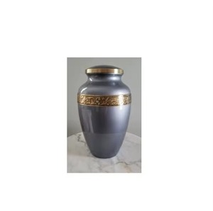 Elegant Polished Aluminum Cremation Urn Human Ashes Holder Premium Funeral Jar Decorative <b>Memorial</b> <b>Box</b> Supplier India - Product Image 6