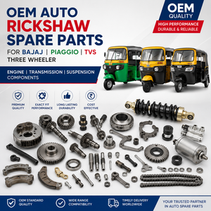 Pièces détachées OEM pour auto-rickshaw Bajaj Piaggio TVS, composants de transmission et de suspension du moteur pour véhicules à trois roues - Product Image 1