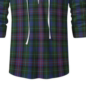 Chemise à lacets en tartan écossais des Highlands de haute qualité pour hommes, motif Clan Rankin, manches longues, style décontracté Jacobite, vente en gros - Product Image 5