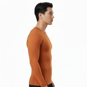 เสื้อรัดรูปทรงสลิมฟิตยอดนิยมสำหรับผู้ชาย ออกแบบขายส่งตามสั่ง สำหรับ MMA และบราซิลเลียนยิวยิตสู ระบายอากาศได้ดี - Product Image 4