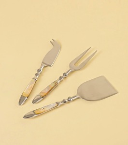 Premium Stainless Steel Steak Knife And Meat Fork Set <b>Wooden</b> Handle BBQ Carving Cutlery Set - Product Image 2