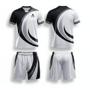 Uniforme de Fútbol Personalizado con Sublimación y Diseño Elegante, Nuevo Uniforme de Baloncesto con Pantalones Cortos - Product Image 3