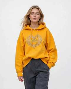 ONETEN APPARELS <b>Women's</b> <b>Navy</b> Blue Cropped <b>Hoodie</b> Wide Leg Joggers Set Full Sleeve Print Streetwear Loose Fit 100% Cotton - Product Image 1
