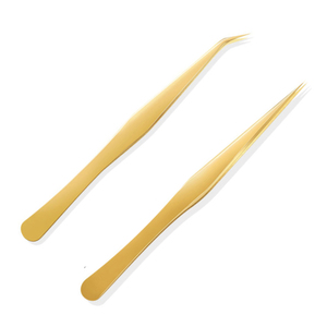 Pinzas Profesionales 3D de Acero Inoxidable para Cejas, Pinzas para Extensión de Pestañas Postizas, Herramientas de Maquillaje - Product Image 1