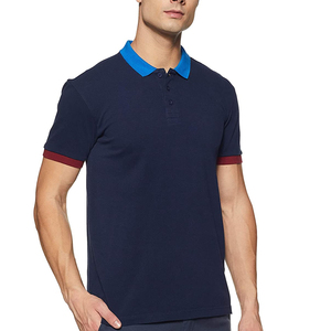 Camisetas Polo de Marca para Hombre en Color Azul, Ropa de Oficina, Ropa Masculina con Logotipo Privado, Camisetas Casuales para Hombre - Product Image 1
