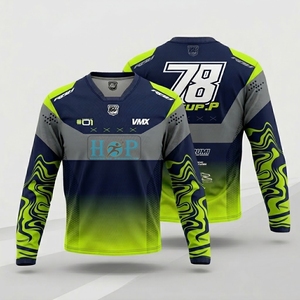 Custom Moto Racing Jersey Breathable Quick Dry Motocross Shirt Men's women Long Sleeve Motorcycle Riding Equipment Sportswear - Product Image 4
