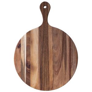 Planche de cuisine en bois massif robuste, planche à découper rectangulaire en noyer avec poignée, bloc de découpe en bois massif pour la cuisine - Product Image 5