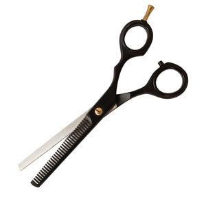 Professional Stainless Steel Lightweight Black Red Sharp Blade Tip Hair Styling Scissors for Beauty Salon Hair Cutting <b>Thinning</b> - Product Image 5