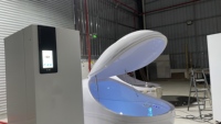 Pod pelampung busa kuning kualitas tinggi untuk tangki Spa penghijauan sensor ukuran besar pijat relaksasi perawatan kecantikan pribadi