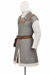 Armadura Romana Lorica de Malla Medieval Hecha a Mano de Alta Calidad con Anillos de Acero Suave de 9 mm y Alambre de Calibre 18 para Halloween y Año Nuevo - Product Image 3