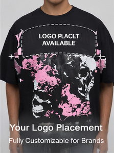 Camisetas Personalizadas de Alta Calidad con Estampado Frontal, Cuello Redondo, Estilo Urbano, Vintage, Lavadas, 100% Algodón Ecológico para Hombre - Product Image 4