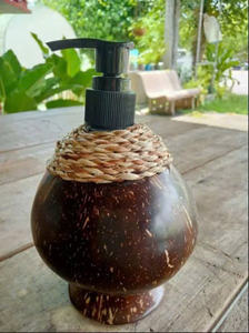 Best Seller Coconut Shell <b>Liquid</b> <b>Soap</b> <b>Dispenser</b> for Bathroom and Kitchen Use - Product Image 6