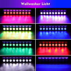 4 in1DMX512 son Ctrl <span class=keywords><strong>Led</strong></span> couleur RGBW + UV linéaire rondelle DJ scène teinture lumière pour théâtre Club Halloween fête KTV événement <span class=keywords><strong>Bar</strong></span> - Product Image 4