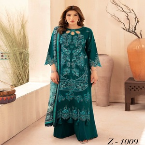 <b>Eid</b> Sale Women's Indian <b>Pakistani</b> Embroidery Work Three Piece Saari Heavy Embroidered Salwar Kameez <b>Dress</b> <b>Pakistani</b> Indian Style - Product Image 2