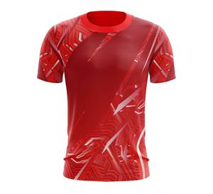 เสื้อยืดคอกลมแขนสั้นผู้ชาย สีเขียวเหลือง ลายพิมพ์ซับลิเมชั่น แห้งเร็ว ทรงปกติ สวมใส่สบาย ผ้าถัก โพลีเอสเตอร์ 100% - Product Image 4
