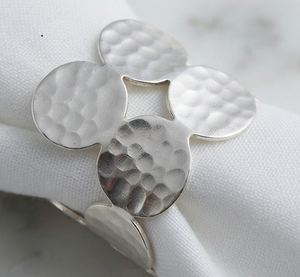 Table Decor Metallic <b>Napkin</b> Ring Silver Vintage <b>Napkin</b> Holder Modern <b>Wedding</b> <b>Napkin</b> Rings Dining Hotel Restaurants - Product Image 4