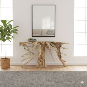 โต๊ะคอนโซลไม้สัก - Product Image 5