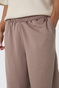 Premium Heavyweight Wide Leg Sweatpants Custom Logo <b>Baggy</b> Joggers Loose Fit Streetwear Casual Cotton <b>Men's</b> <b>Trousers</b> - Product Image 3