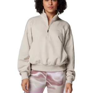 Custom Printed Vintage Streetwear Hoodies for Women Knitted <b>Sweatshirt</b> with Hooded Crew Neck for Winter with screen printing - Product Image 1