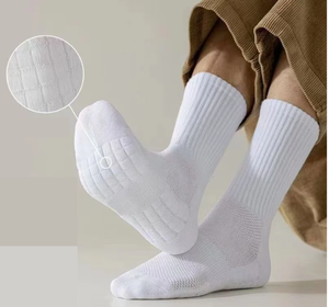 Pure Cotton <b>Socks</b> Men's Sports <b>Running</b> <b>Socks</b> Mid Calf Towel Soled Thickened Basketball <b>Socks</b> Short <b>Socks</b> Long <b>Socks</b> - Product Image 3