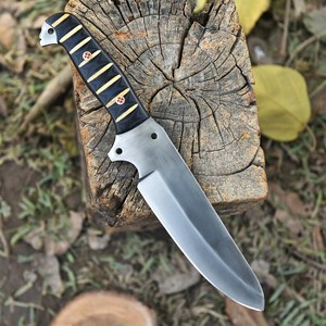 Drop Skinneer Hunting Knife Stainless Steel Blade Micarta Handle 0.6mm Thickness Straight Edge Outdoor <b>Tool</b> - Product Image 5