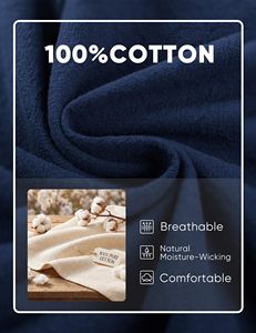 Lightweight Men's Solid <b>Trousers</b> 100% Cotton Fashion Streetwear Joggers Pants Soft Yoga Running Lounge Casual Pants with Pockets - Product Image 5