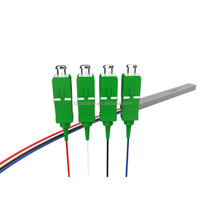 Câble à fibre optique monomode G.657A pris en charge par OEM avec répartiteur PLC de veste 1*4 SC/APC LSZH pour CATV - Product Image 6