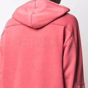 High Quality Streetwear Custom 100% Cotton <b>Winter</b> <b>Hoodie</b> Fleece Blank Zip Vintage Double Layer Acid Wash Sun Faded Distressed - Product Image 5