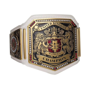 Ceinture de championnat de lutte féminine NXT UK de haute qualité, sur mesure, fabricant professionnel - Product Image 4